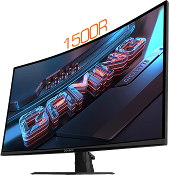curved 1500R screen