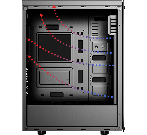 Game Max Predator Fan Capability