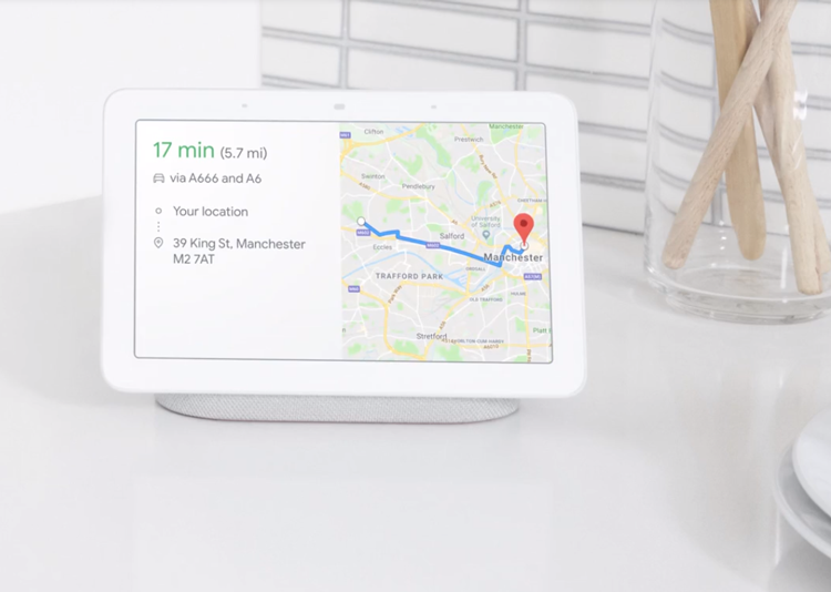 Google Nest Hub in Chalk
