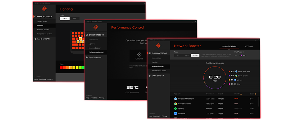 HP OMEN Command Centre