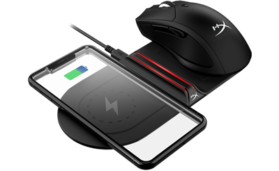 HyperX ChargePlay Base showing LED indicators