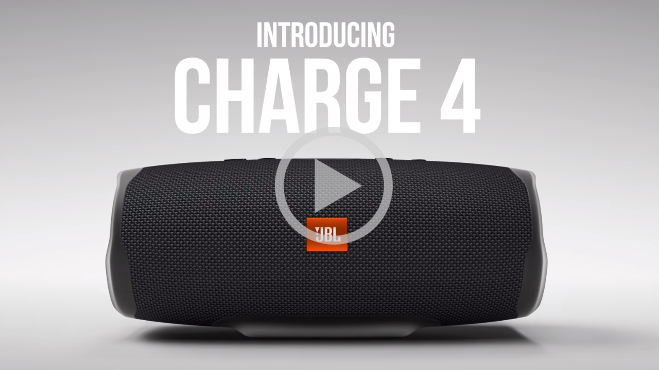 JBL Charge 4 Speaker Video