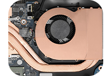dual fans