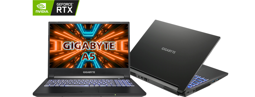 Gigabyte A5 X1 RTX Gaming Laptop