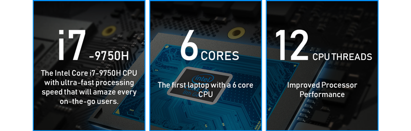 INTEL 6 CORE i7-9750H