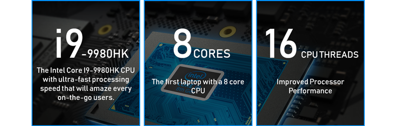 INTEL 8 CORE i9-9980HK