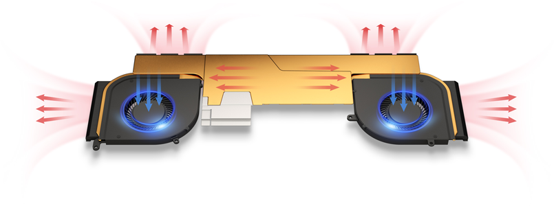 Vapour chamber cooling