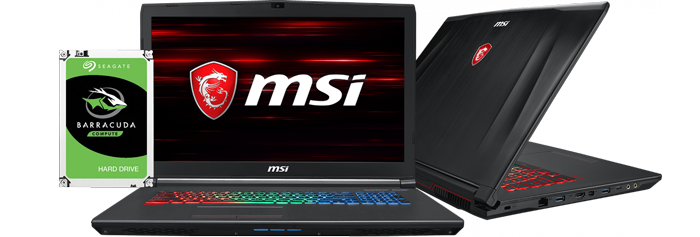 MSI GF72 Laptop bundle