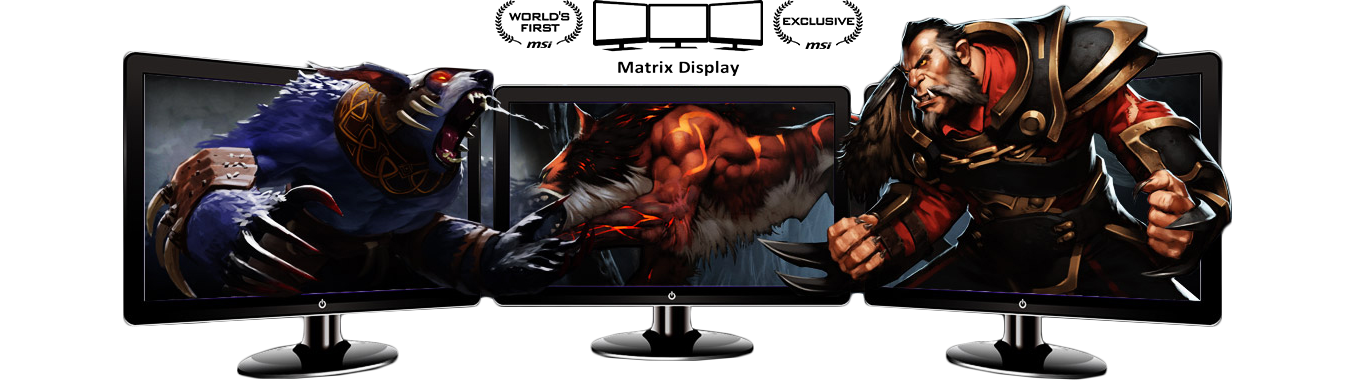 Laptop multi Matrix Display