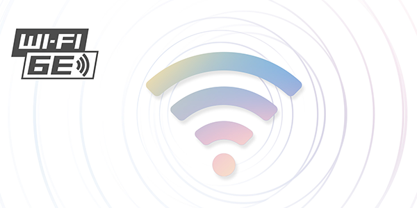 WiFi graphic surrounded with pulse effect rings, opaque in the centre, attenuating into transparancy.