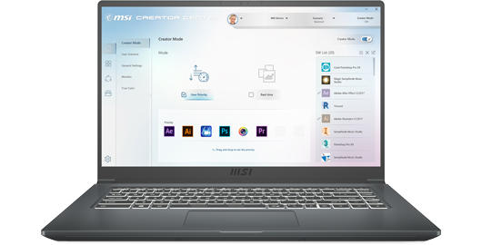 msi creator center