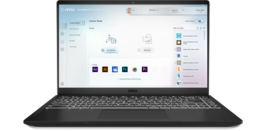msi creator center