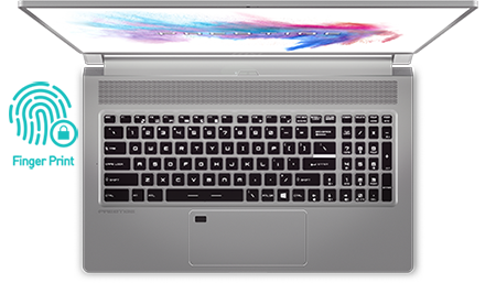 msi p75 fingerprint recognition