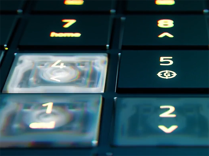Close up image of keyboard keys