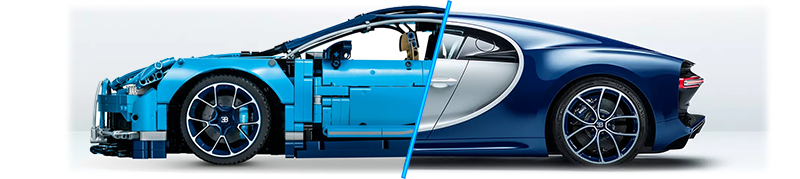 Lego Bugatti Chiron Inspiration