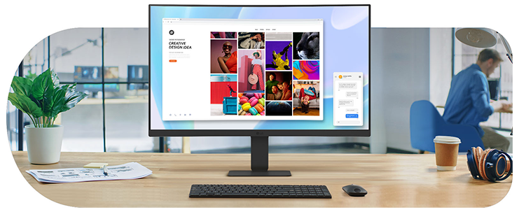 Full HD VA Curved Display