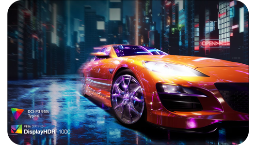 Vesa DisplayHDR 1000 supported