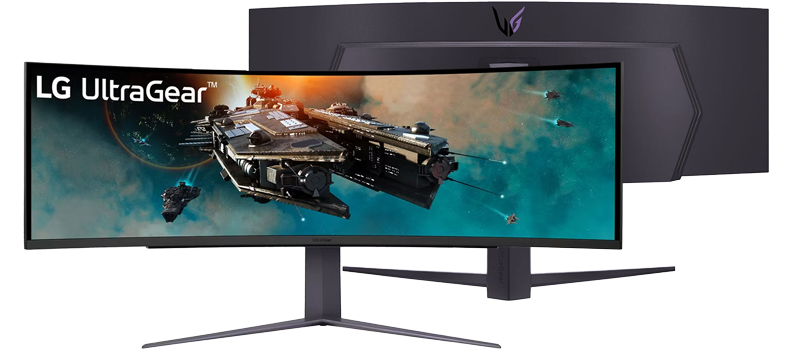 49” UltraGear™ 49GR85DC-B monitor from LG