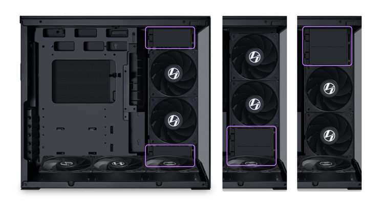 Lian Li O11D Mini V2 Air Pressure Covers