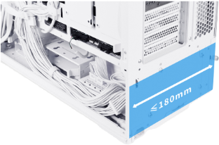 Rotated PSU mode, needs to be less than 180mm wide