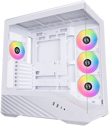 Lian Li V100, Lian Li Vector V100, Dual Chamber Case, White