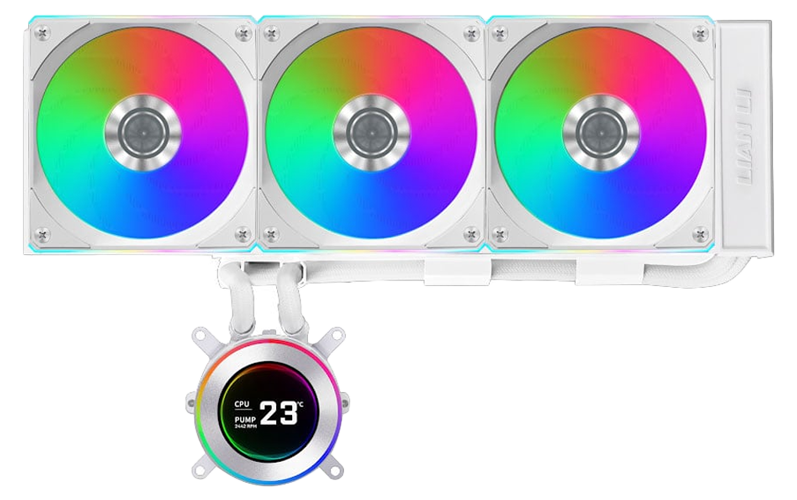 Lian Li Hydroshift II LCD-C 360CL All in One Liquid CPU Cooler with Uni Fan CL Wireless