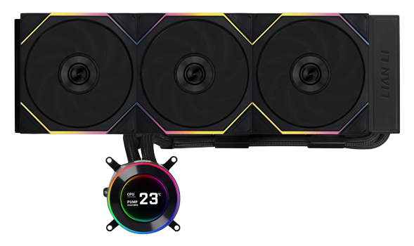 Lian Li Hydroshift II LCD-C 360TL All in One Liquid CPU Cooler with Uni Fan TL Wireless