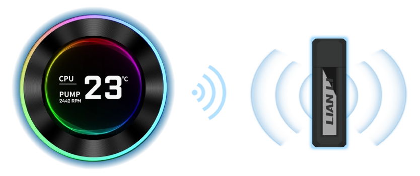 L-Wireless Control Communicating with the AIO CPU Pump