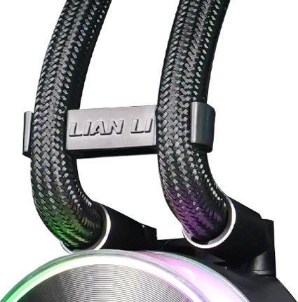 Lian Li Hydroshift II LCD-C Durable, Woven Tubing Material