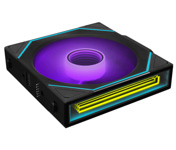 Triple Zone Fan ARGB Strips with Infinity Mirror Highlighted with Colour Effect