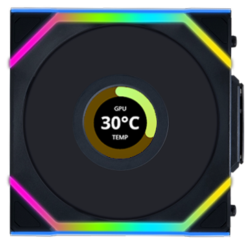 Lian Li UNI FAN SL Wireless 120mm ARGB PWM Fan Black