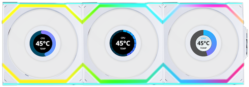 Lian Li UNI FAN SL Wireless 120mm ARGB PWM Fan White