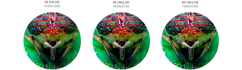 8k resolution quality
