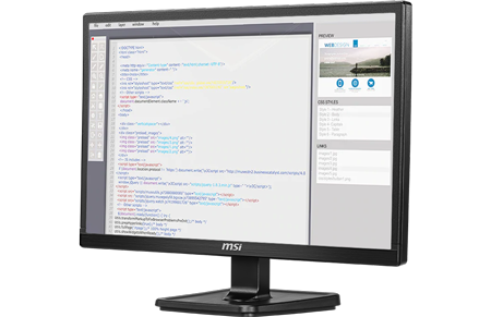 Screen Size of Monitor