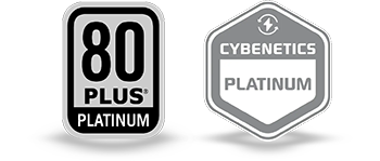 80 PLUS & Cybenetics Platinum Certified