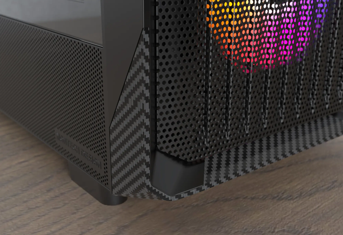 Premium Carbon Fibre Case Accent Material