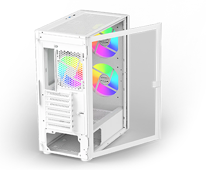 Image showcasing the glass panel slightly open