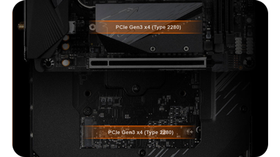 Dual M.2 Slots