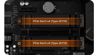 Dual M.2 Slots