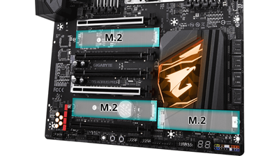 Triple PCIe Gen3 x4 M.2 Direct from CPU