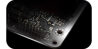 sapphire black PCB