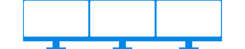triple monitor