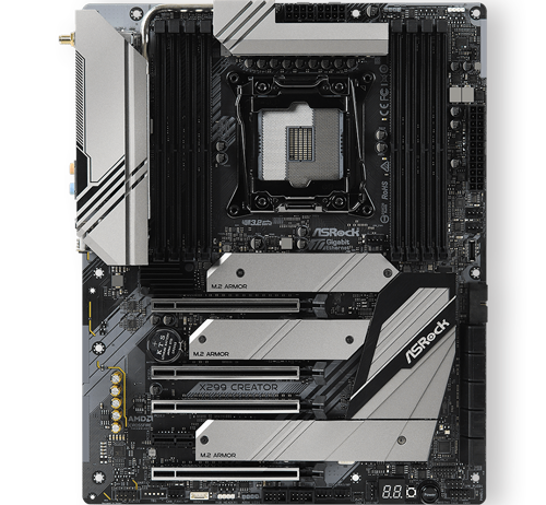 ASRock x299 Creator High end ATX motherboard