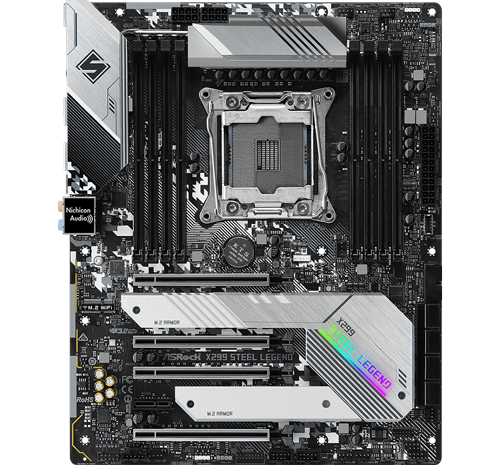ASRock x299 Steel Legend High end ATX motherboard