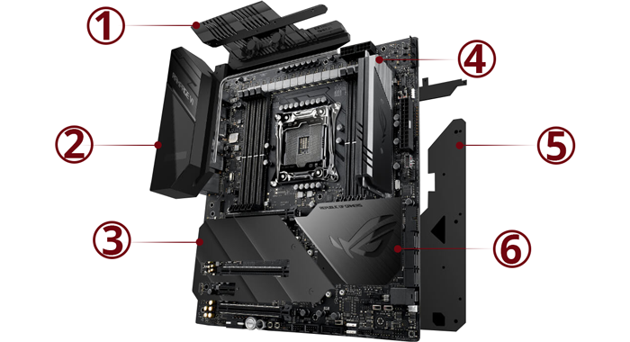 Asus rog rampage extreme heatsink