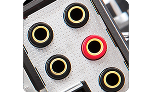 MSI audio connectors