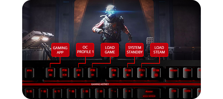 MSI B350 hotkeys