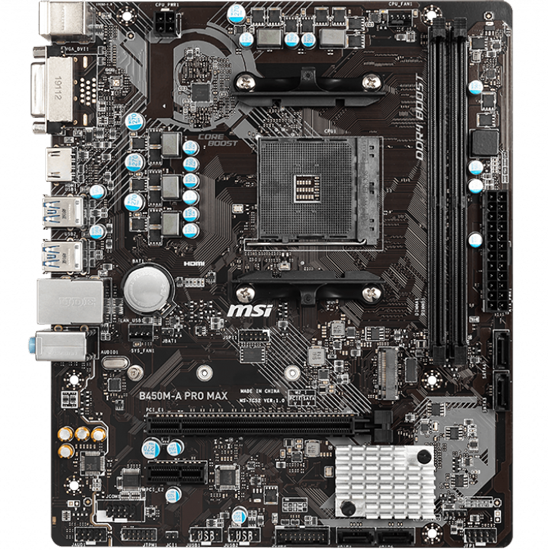 MSI B450M A-Pro MAX M-ATX Motherboard