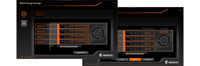aorus storage manager