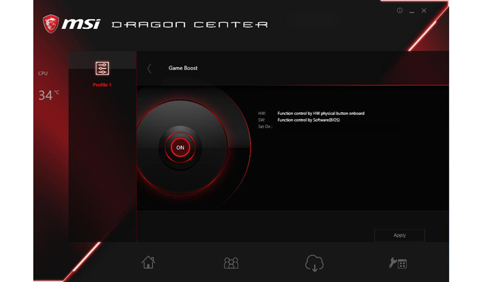 MSI Game Boost